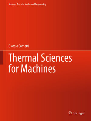 cover image of Thermal Sciences for Machines